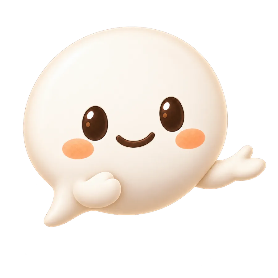 Paira gesturing toward the download buttons